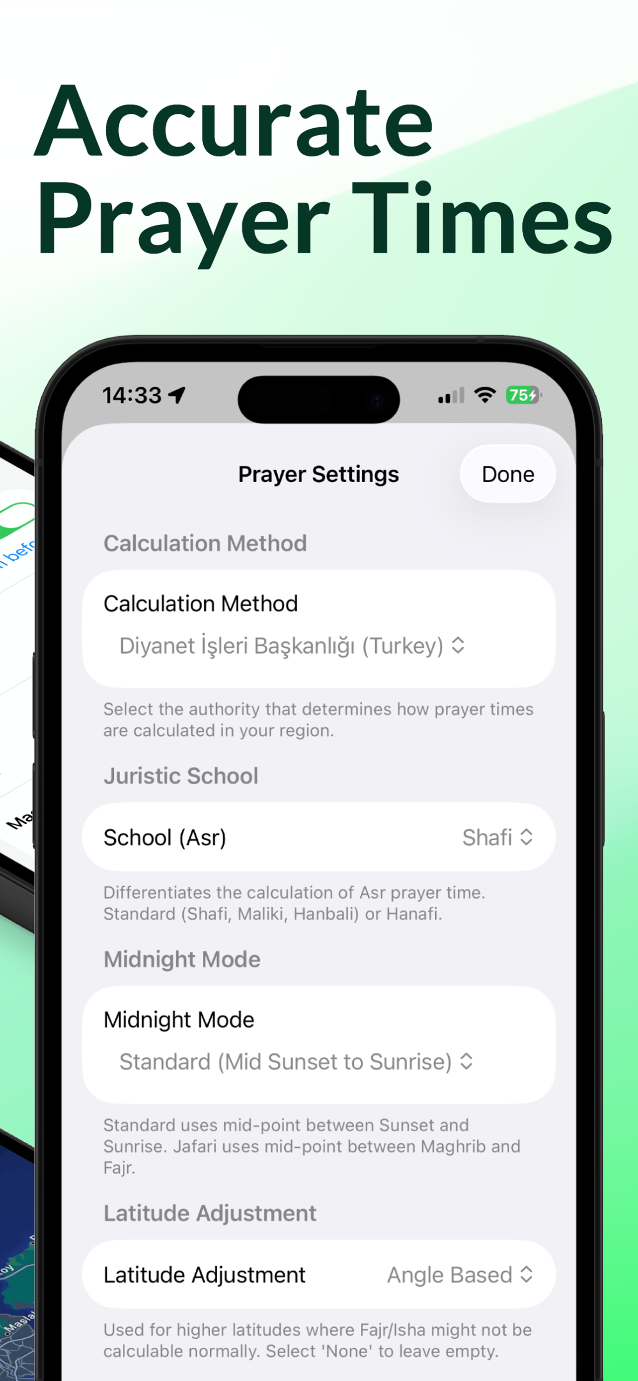 PrayerTimes & Quran & Qibla