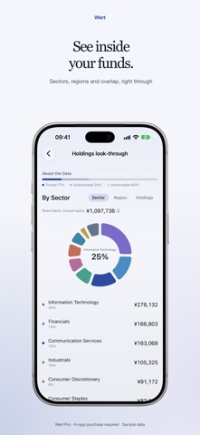 Wert · Vantage screenshot 3