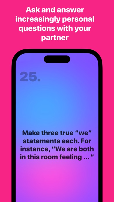 Screenshot #2 pour 36 Questions To Fall In Love!