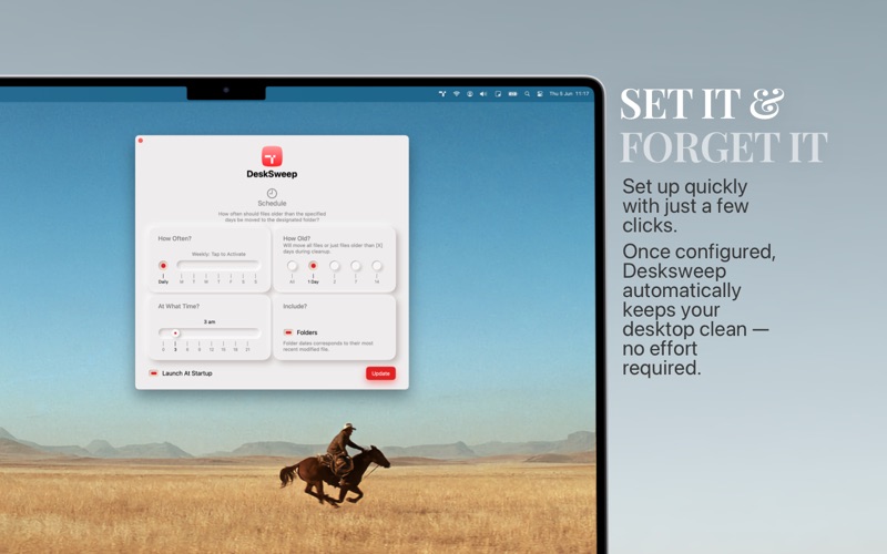 DeskSweep screenshot