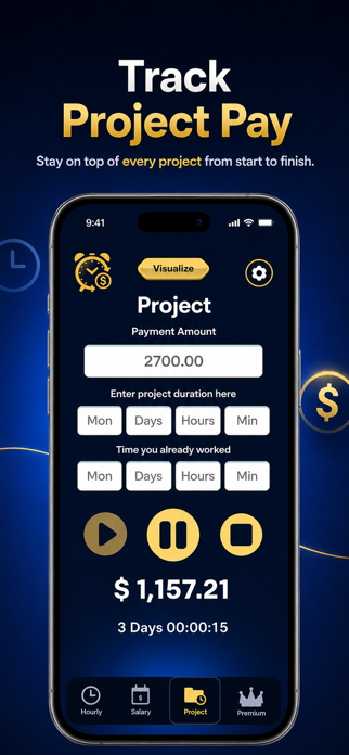 Money Clock: Pay Tracker Screenshot 4 of 6