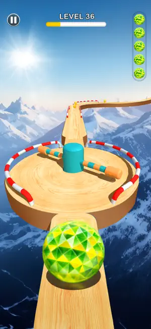 Rolling Ball Sky Escape screenshot 6