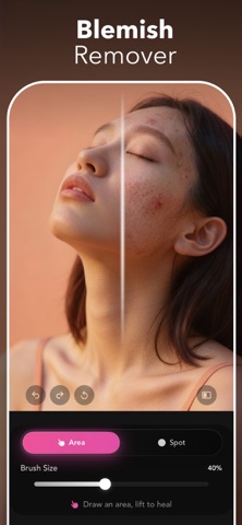 Relook: Face Editor & Beauty iPhone screenshot