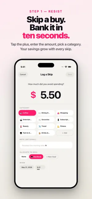 UnSpend screenshot 2