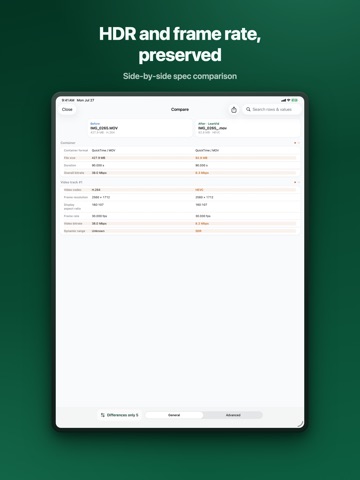 LeanVid: Video Compressor iPad screenshot