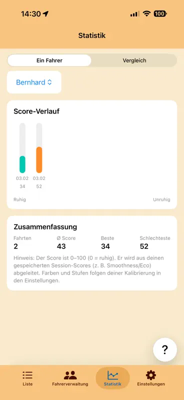 HB-FahrstilAnalyse screenshot 7 of 9
