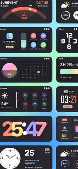 Capture d'écran de Koco Widgets - Lanceur D’apps sur iPhone 3