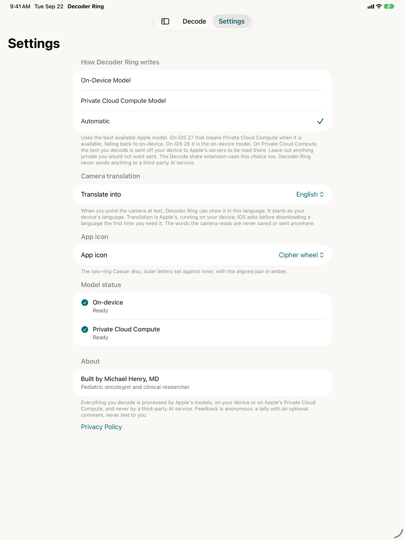 Screenshot 8 of Decoder Ring: Plain English