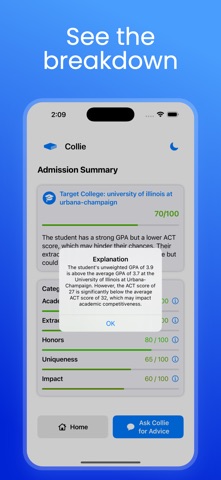 Collie - AI College Advisor screenshot