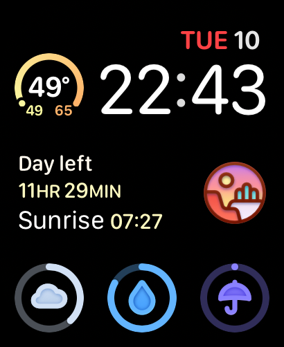 Weather mini for Watch screenshot 4