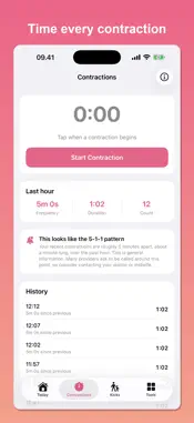 Contraction Timer: Bumpy screenshot 1