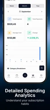 Subvia Subscription Tracker screenshot 4