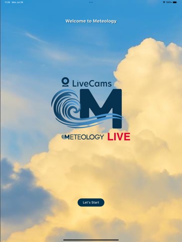 Meteology Live iPad screenshot 1