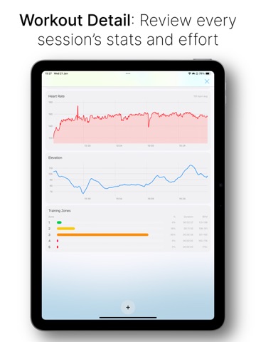 Elevation Athlete Tracker iPad screenshot