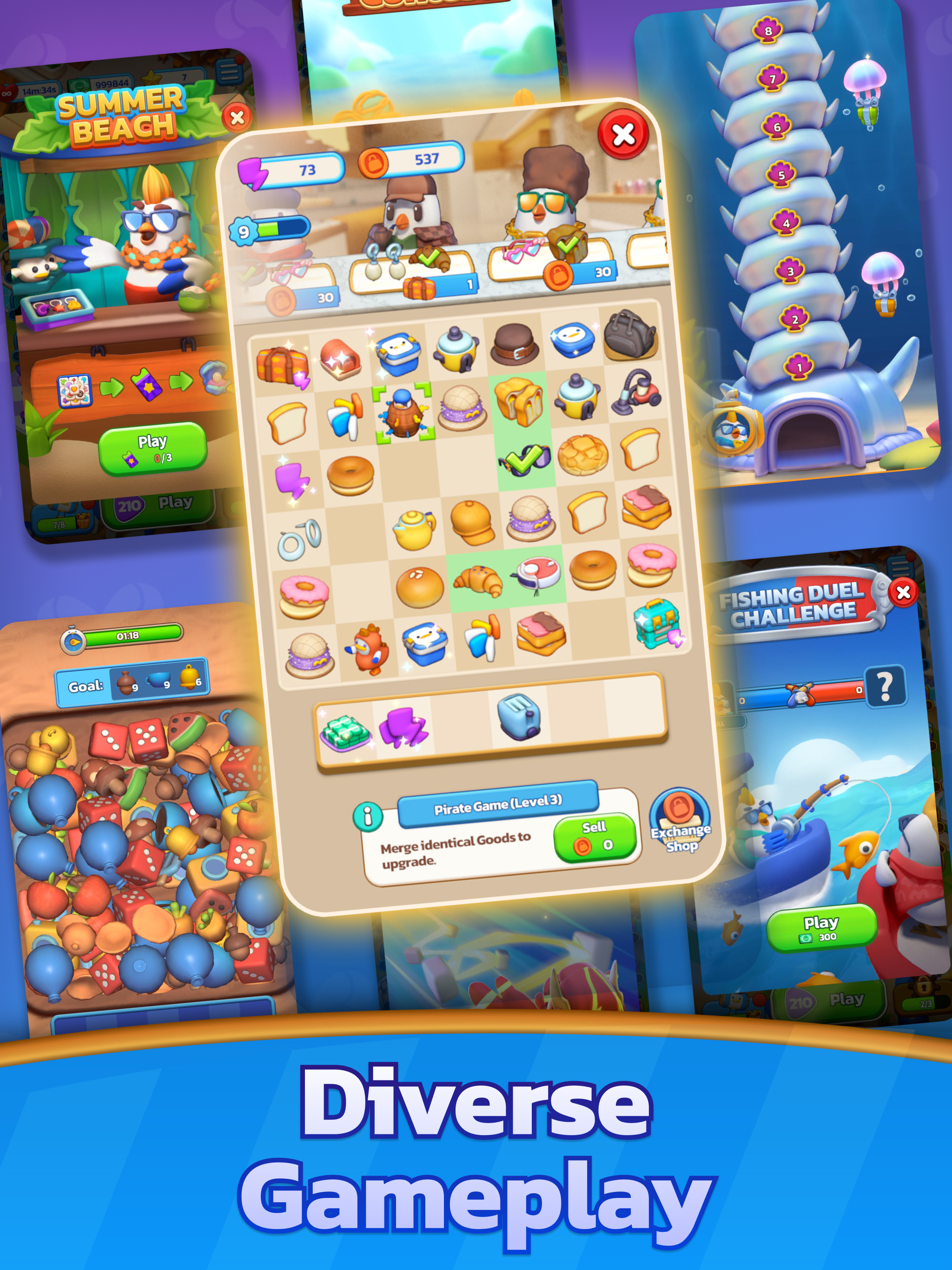 Go Gull Match : Tile Puzzle