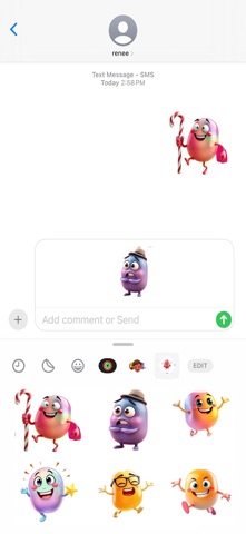 抖动软糖豆贴纸 screenshot