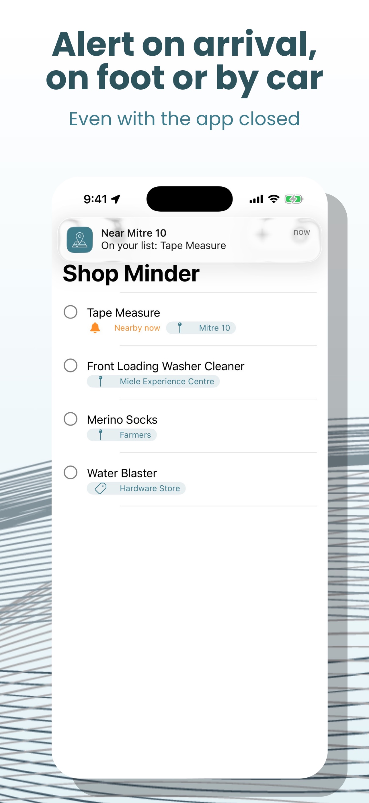 Screenshot 4 of Shop Minder: Nearby Reminders