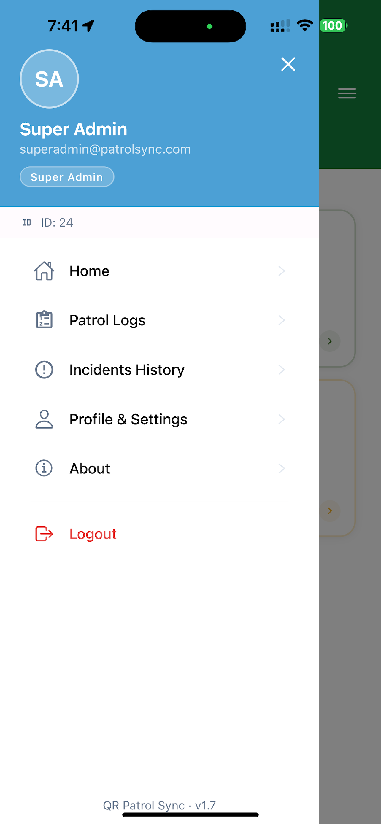qr-patrol sync screenshot 4