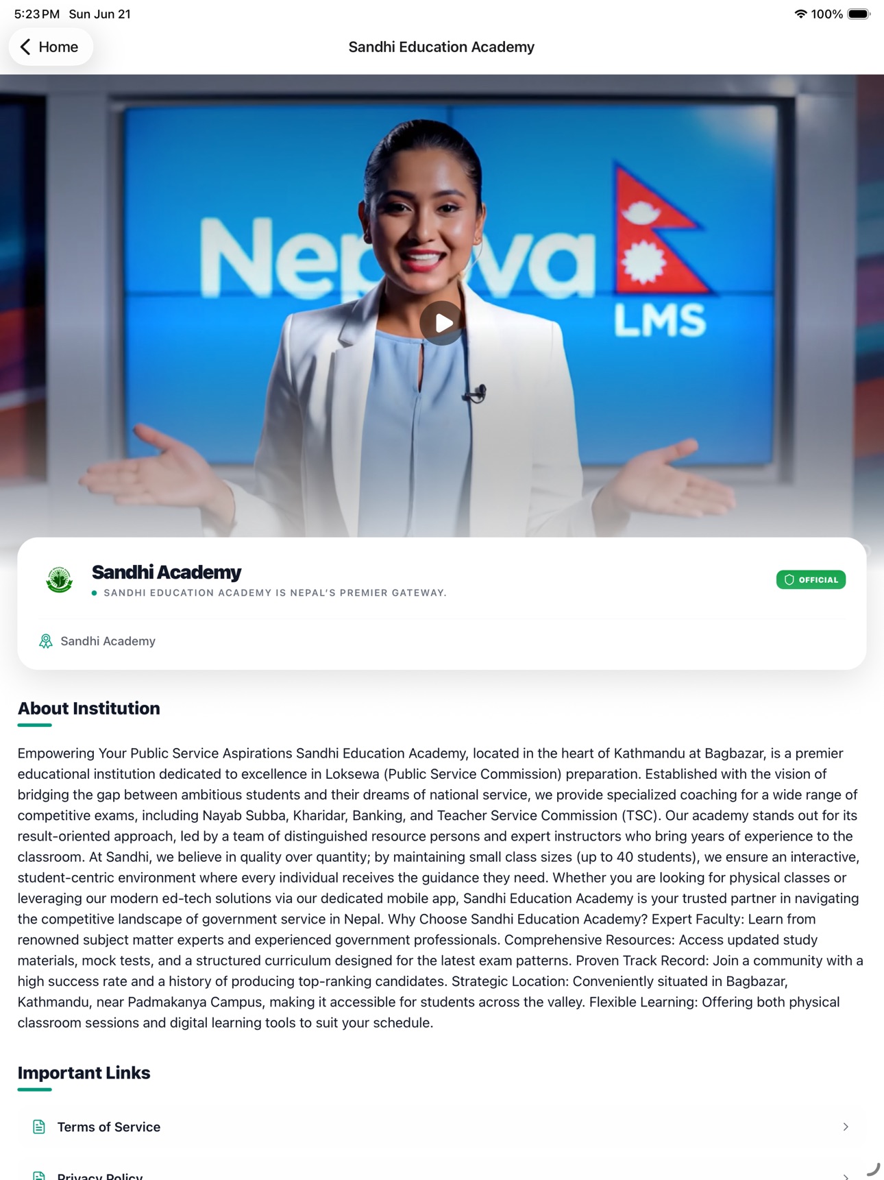 Screenshot 12 of Sandhi Education Academy