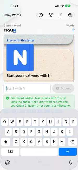 Relay Words screenshot 2