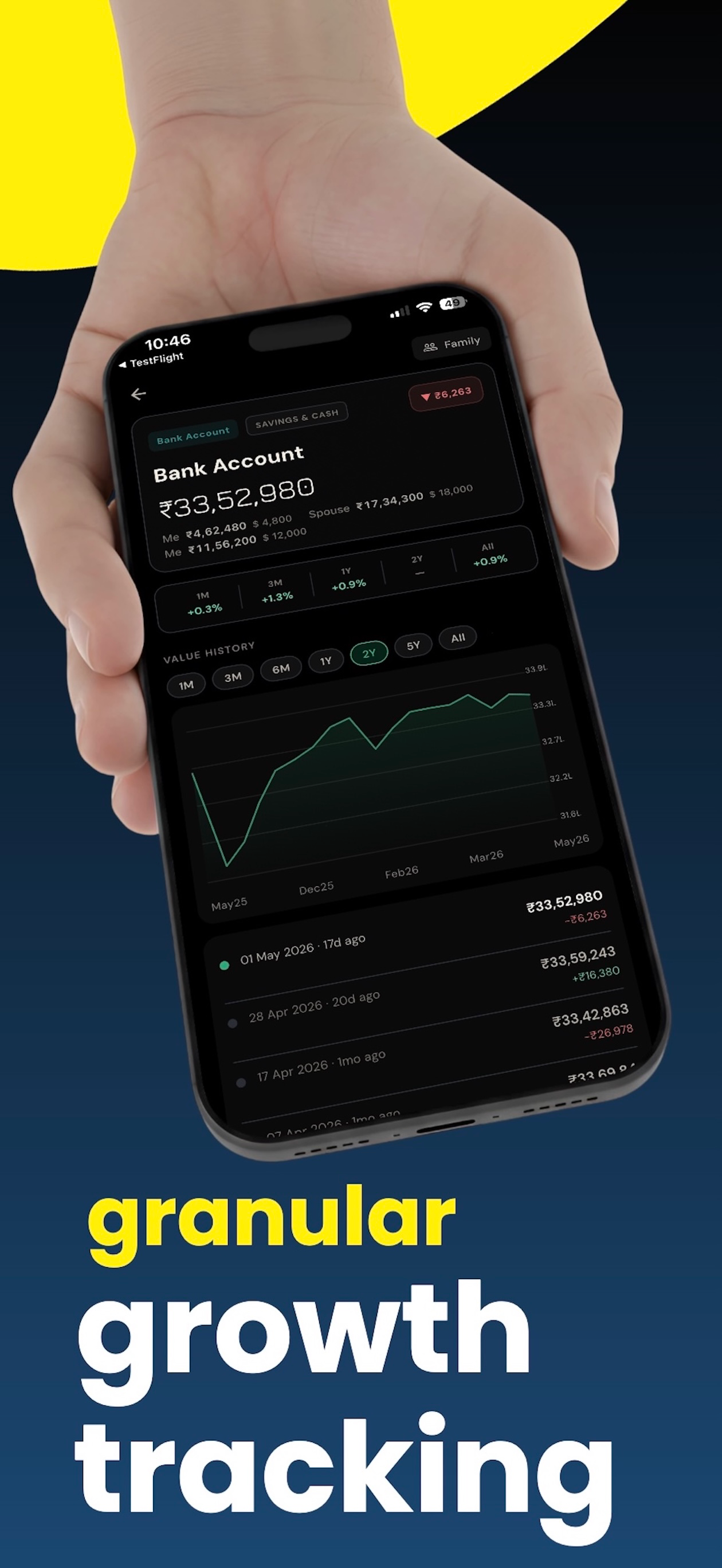 WorthUp - Net Worth Tracker screenshot 5