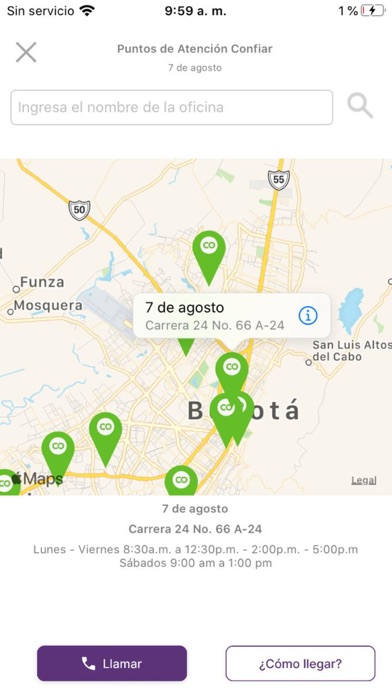 Confiar Móvil Screenshot