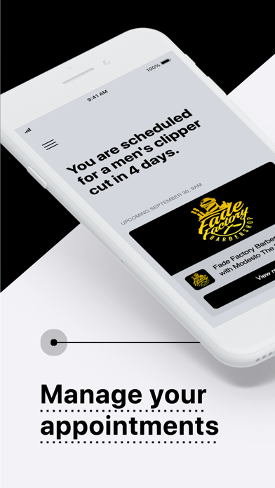 Fade Factory Barbershop LLC iPhone screenshot 2 - Lifestyle app