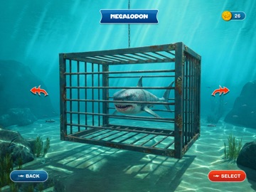 Angry Megalodon Shark Attack iPad screenshot
