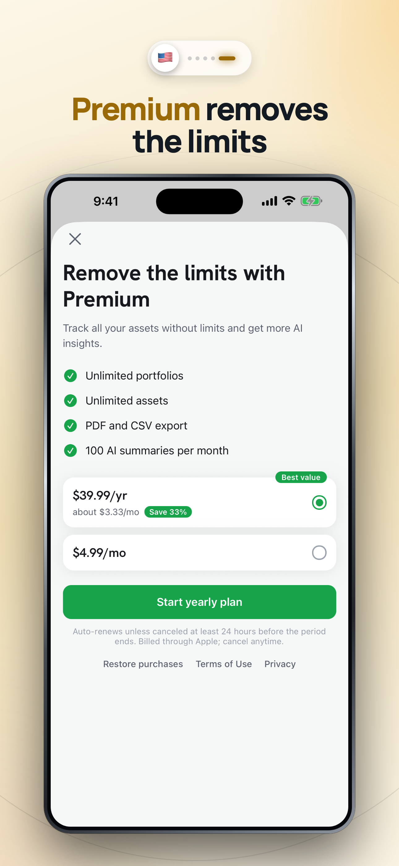 Portfolio Tracker: Stocks screenshot 5