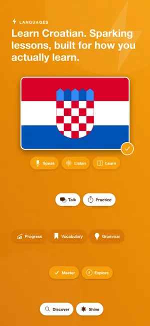Learn Croatian - LingoSpark screenshot 1