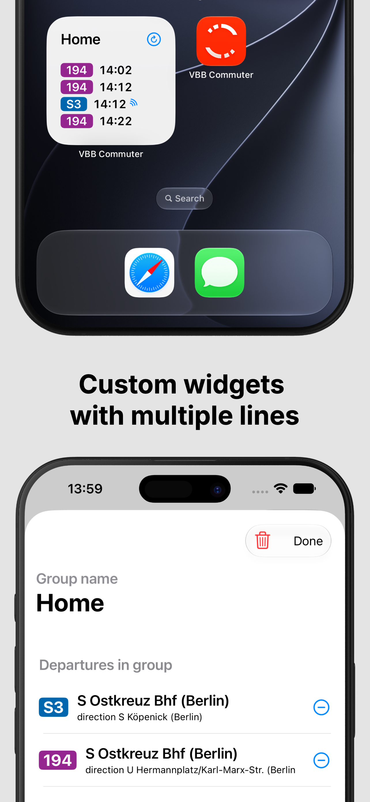VBB Commuter Widgets screenshot 4