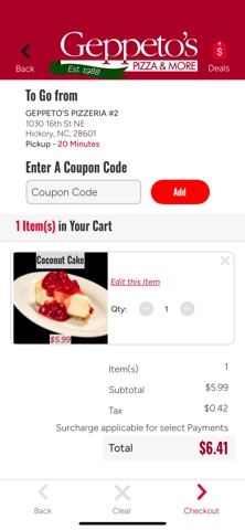 Geppeto's Pizza Screenshot 5 of 5