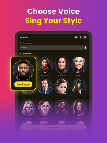 AI Music Cover & Songs iPad screenshot