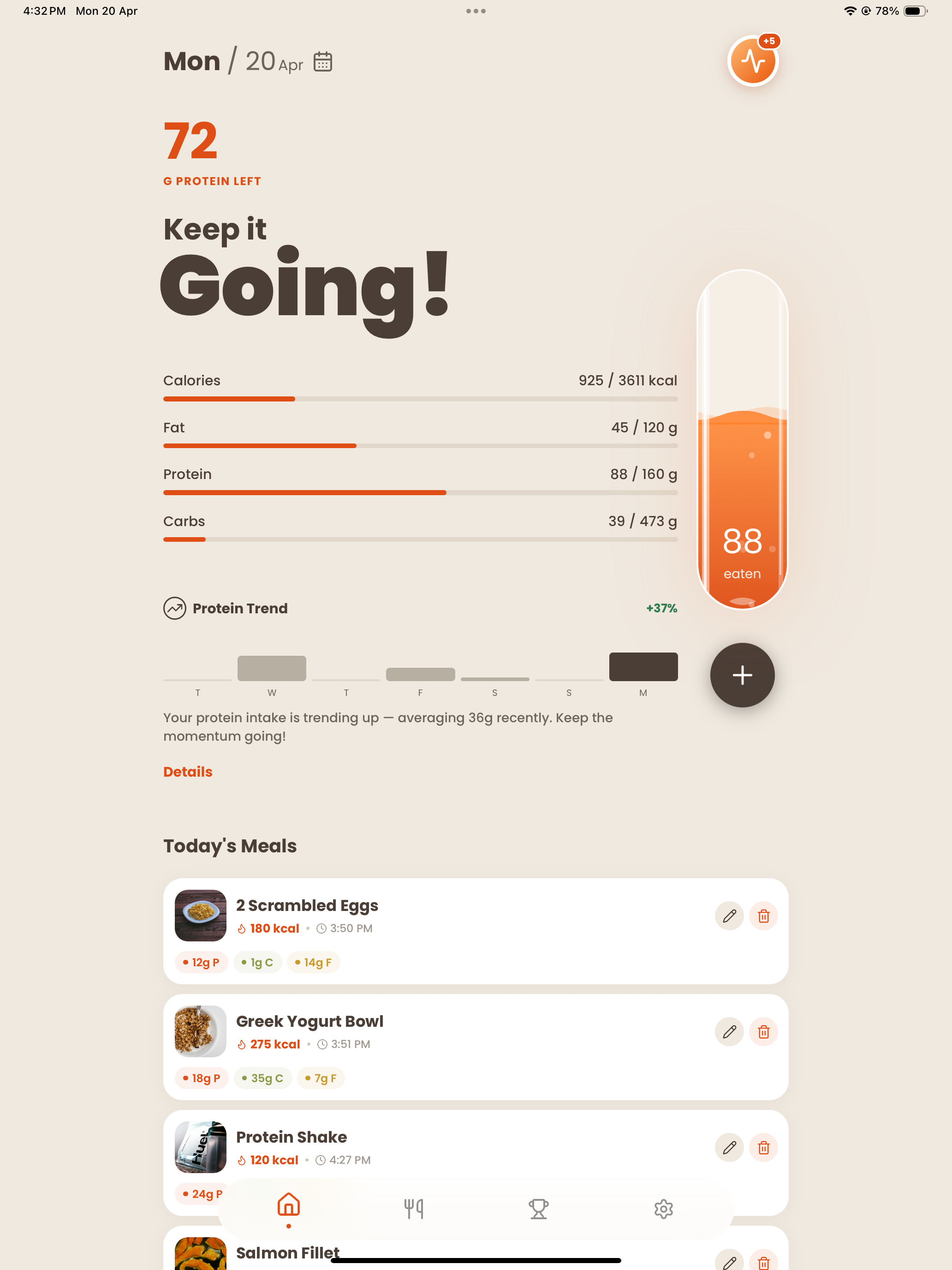 Proteine - AI Protein Tracker