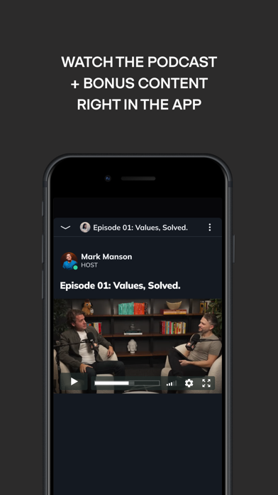 Mark Manson iPhone screenshot 5 - Social Networking app