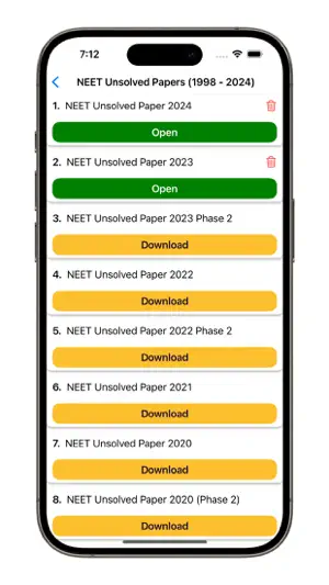 NEET Solved Papers screenshot 4