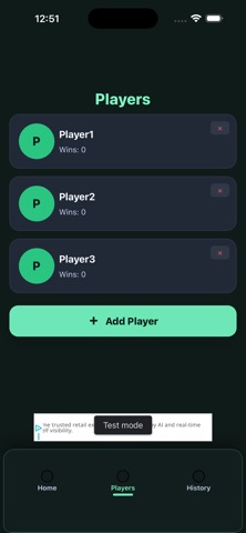 Mini Golf Score Tracker screenshot