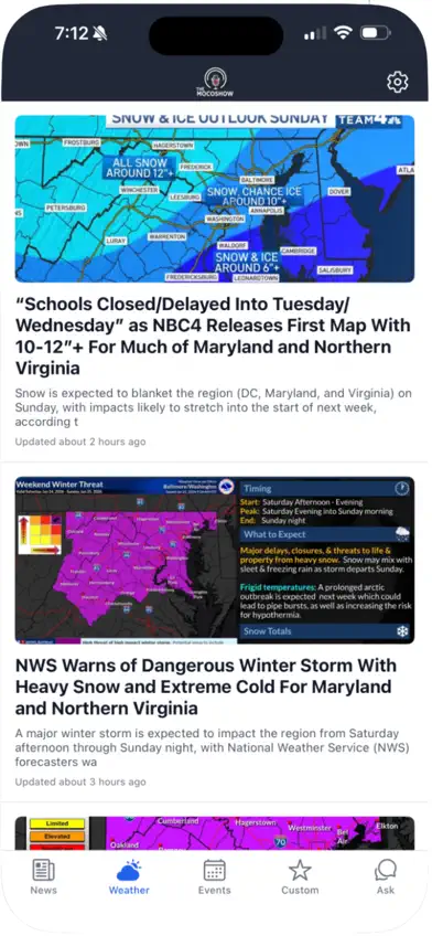 The MoCoShow App screenshot 2