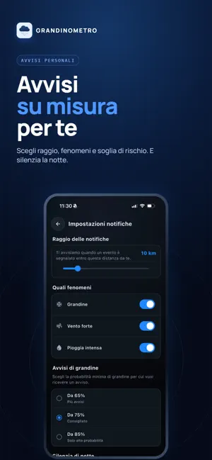 Grandinometro screenshot 1