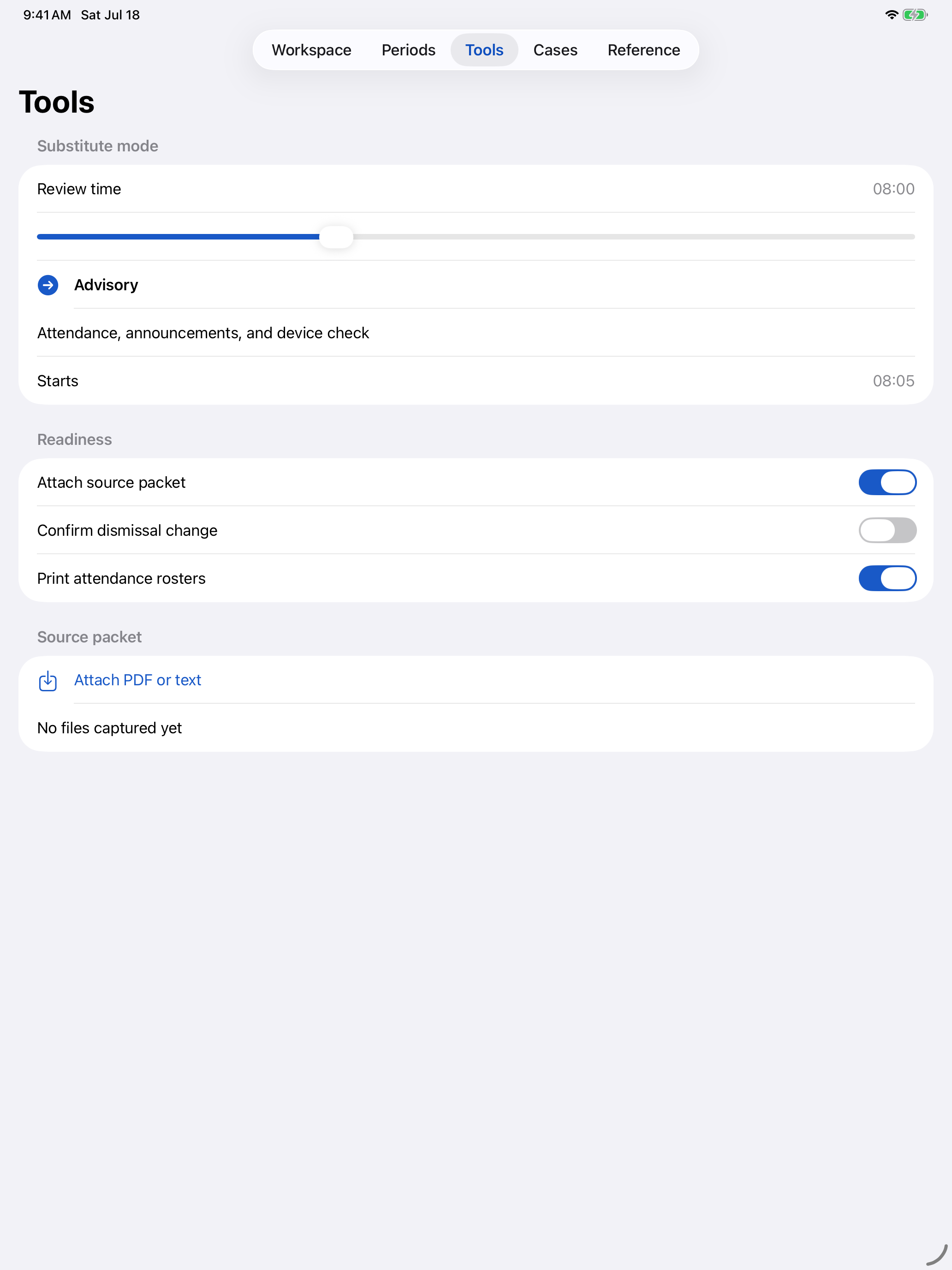 DayHandoff: Sub Plans iPad screenshot 3 of 4
