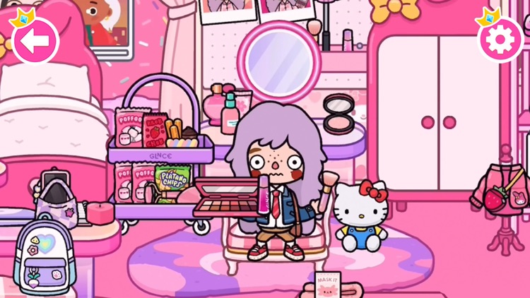 Princess Town Makeup Spa Games screenshot-3