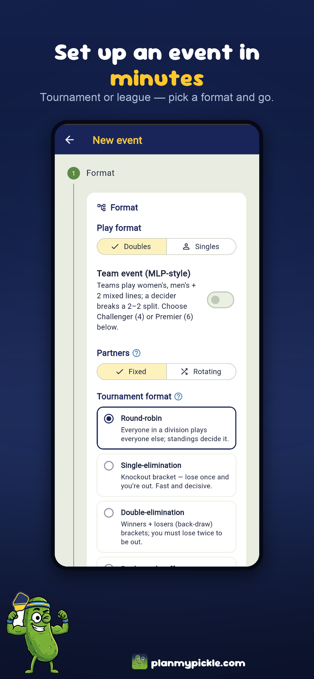 PlanMyPickle: Pickleball screenshot 3