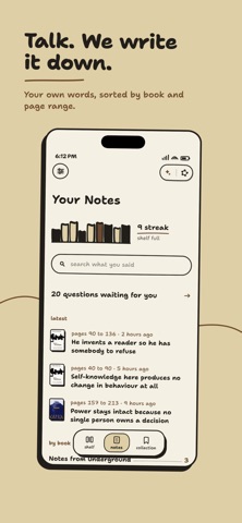 Deepen: Book Notes by Voice Screenshot 6 of 7