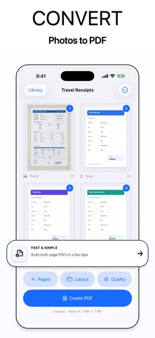 Glass: Photo to PDF screenshot