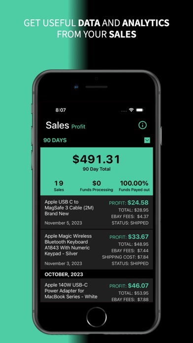 eProfit - Sell on ebay with AI Screenshot