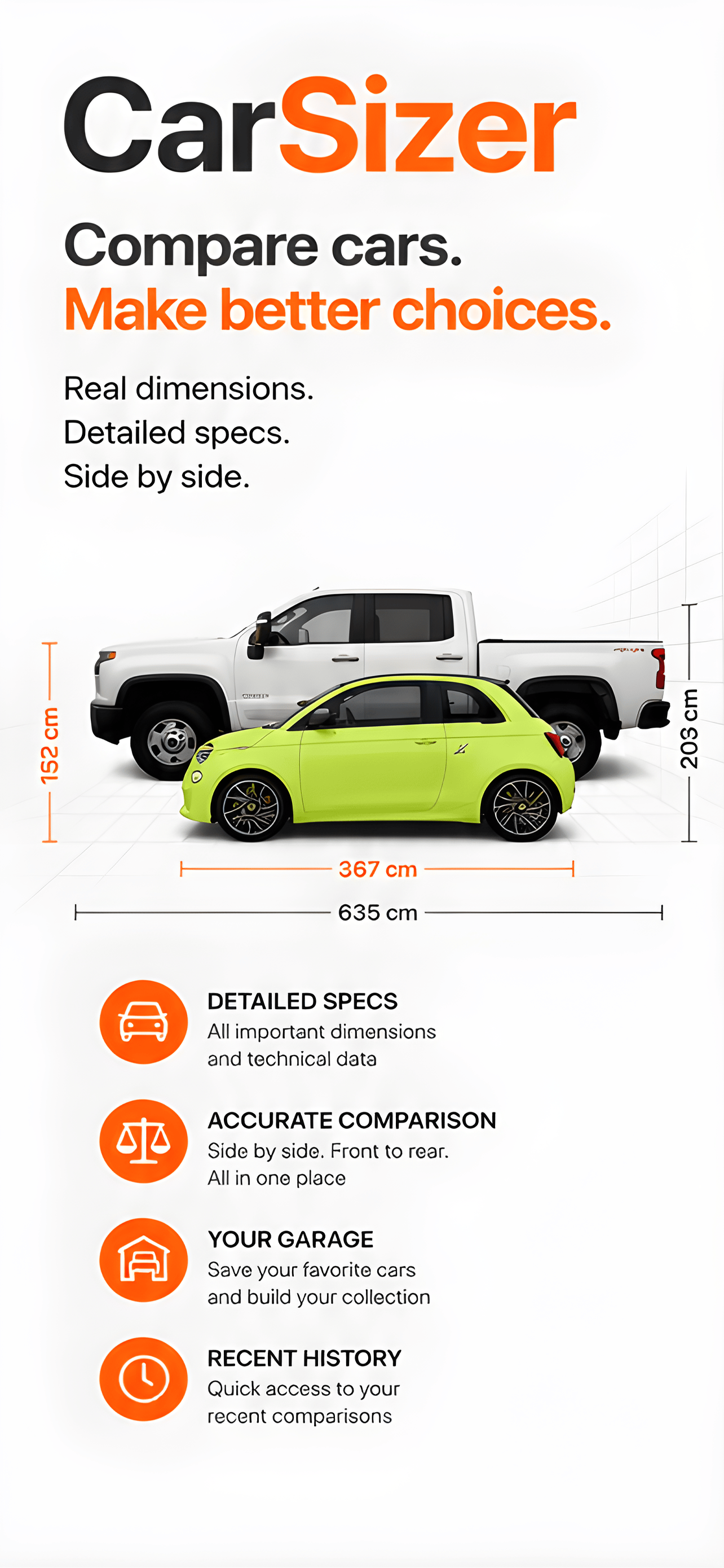 CarSizer: Car Size Compare