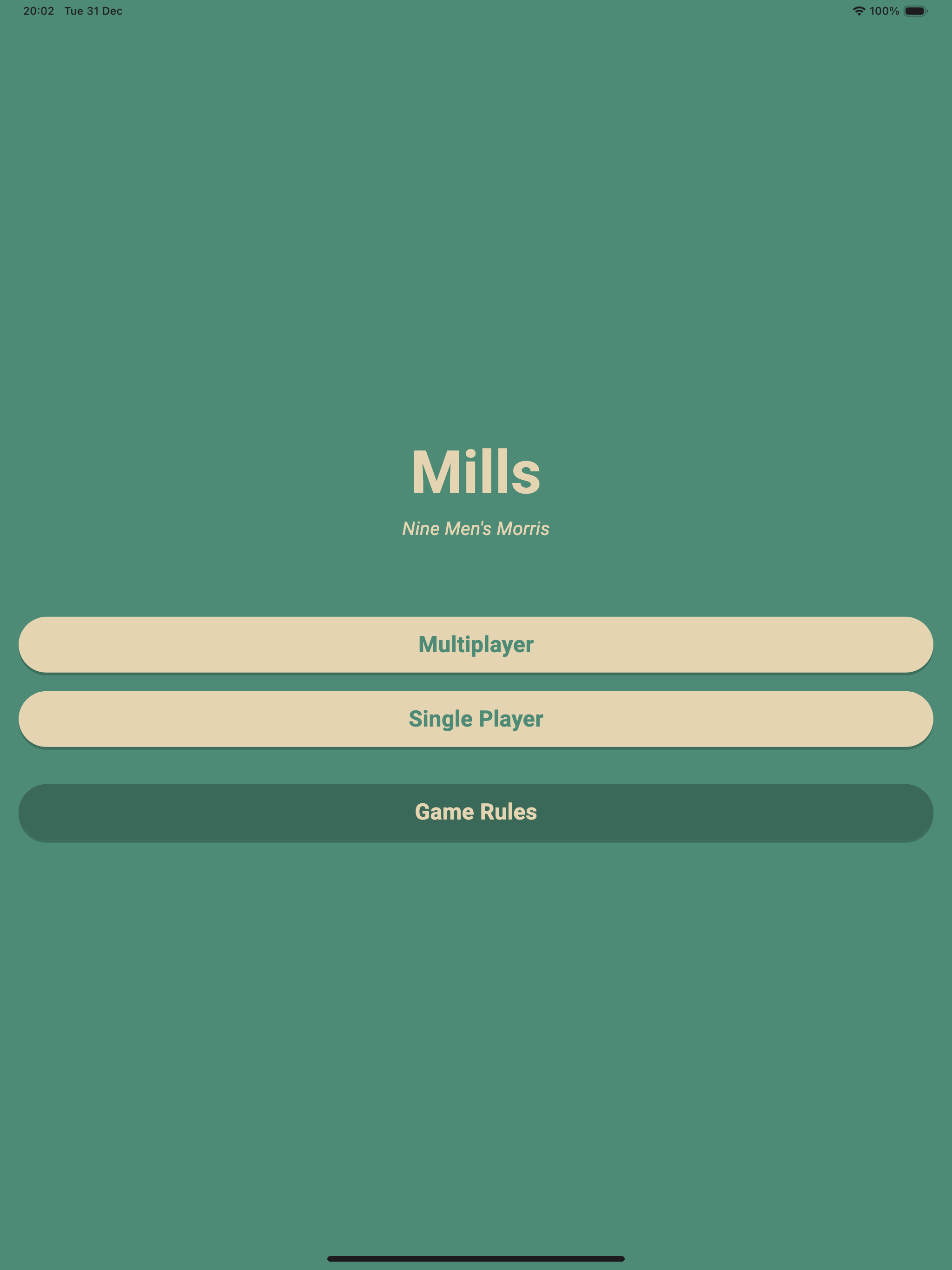 Mills – Board Game