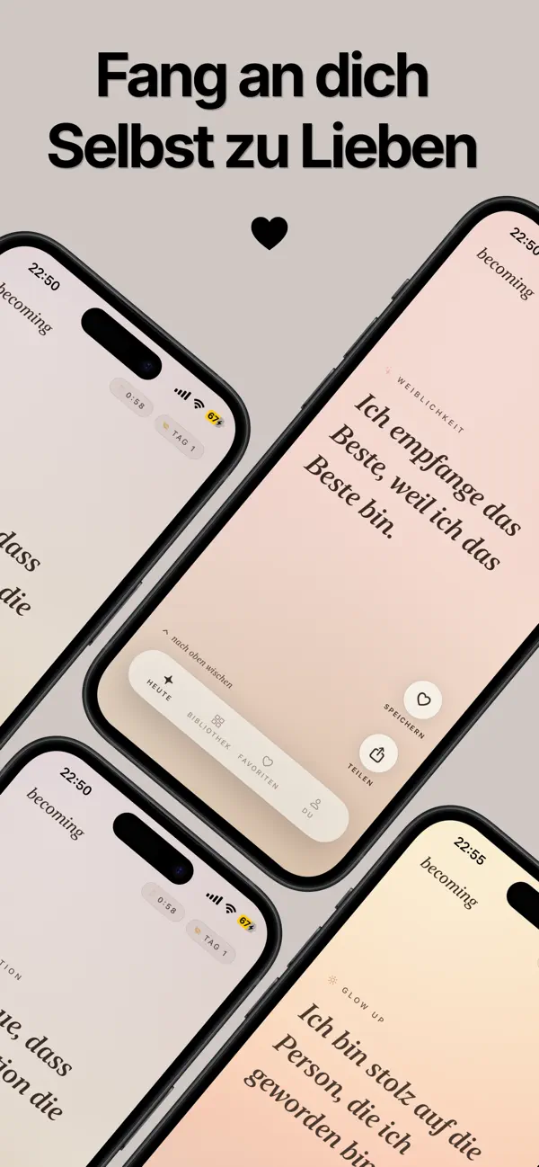 Screenshot #2 pour Becoming – Daily Affirmationen
