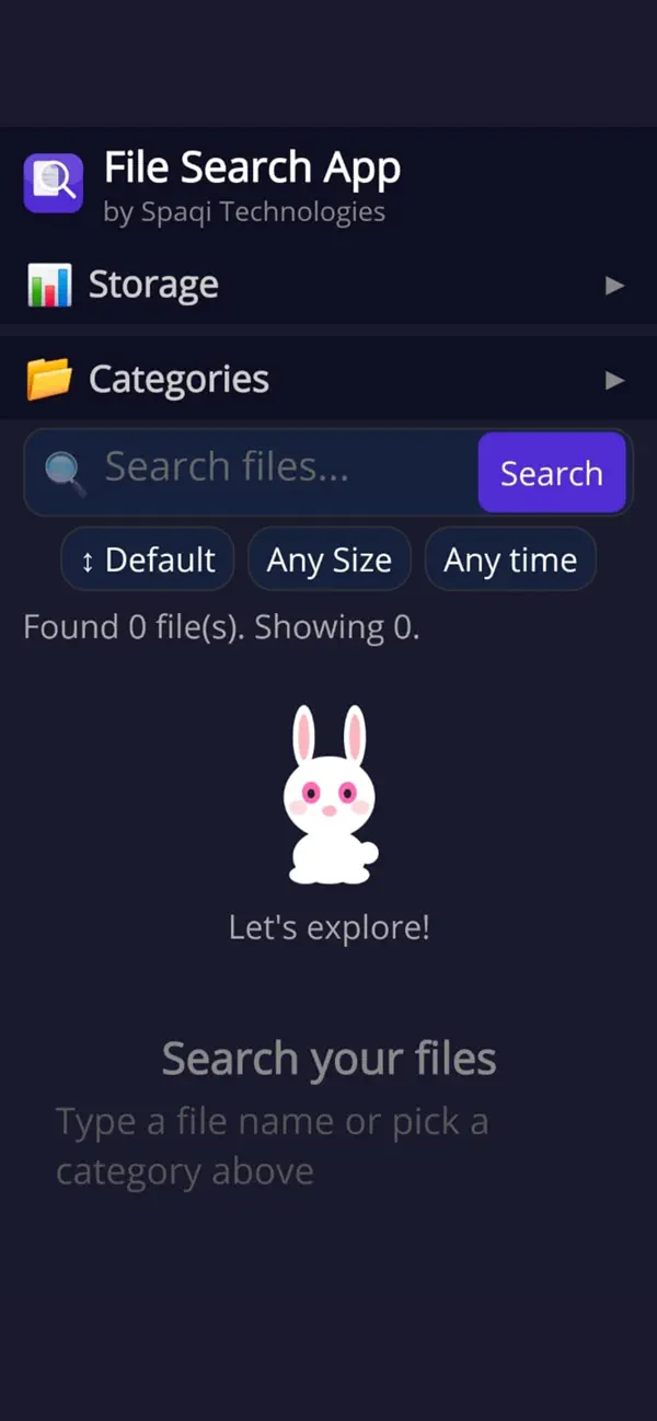 Screenshot #1 pour File Search App
