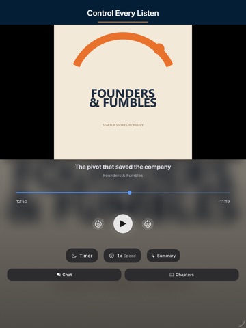 The Podcast App ipad screenshot 3